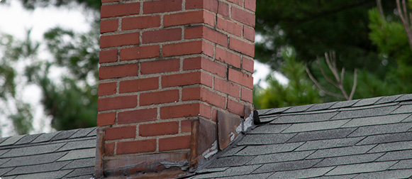 rusted flashing on roof